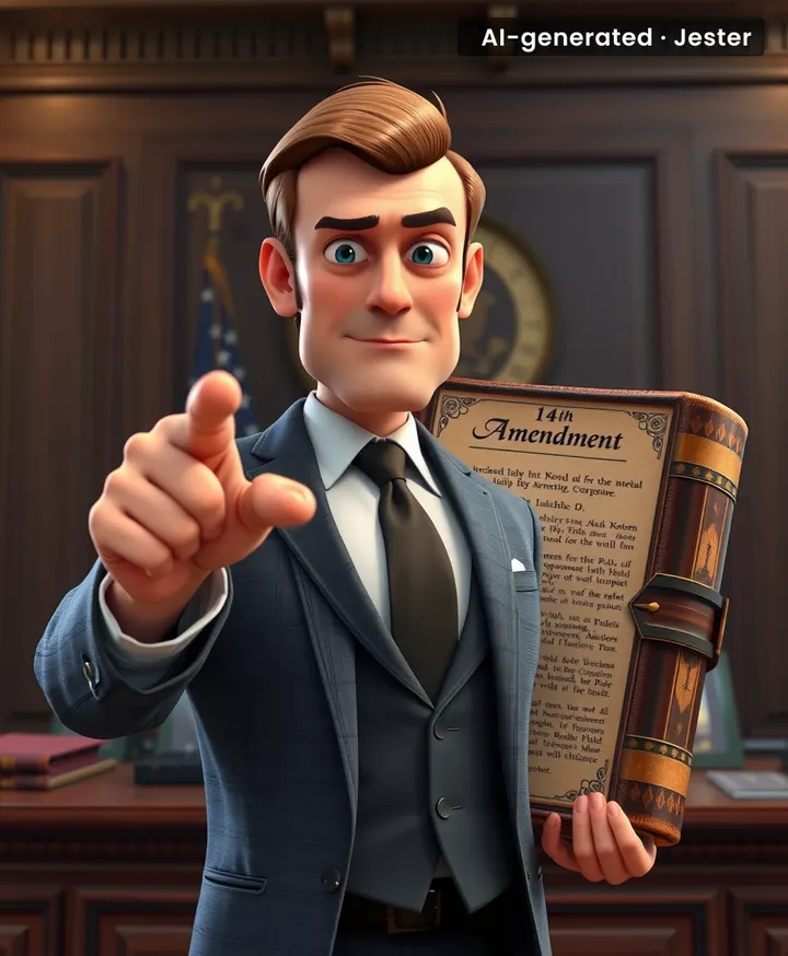 The 14th Amendment just wanted to be included, man. So lonely in that dusty old book.