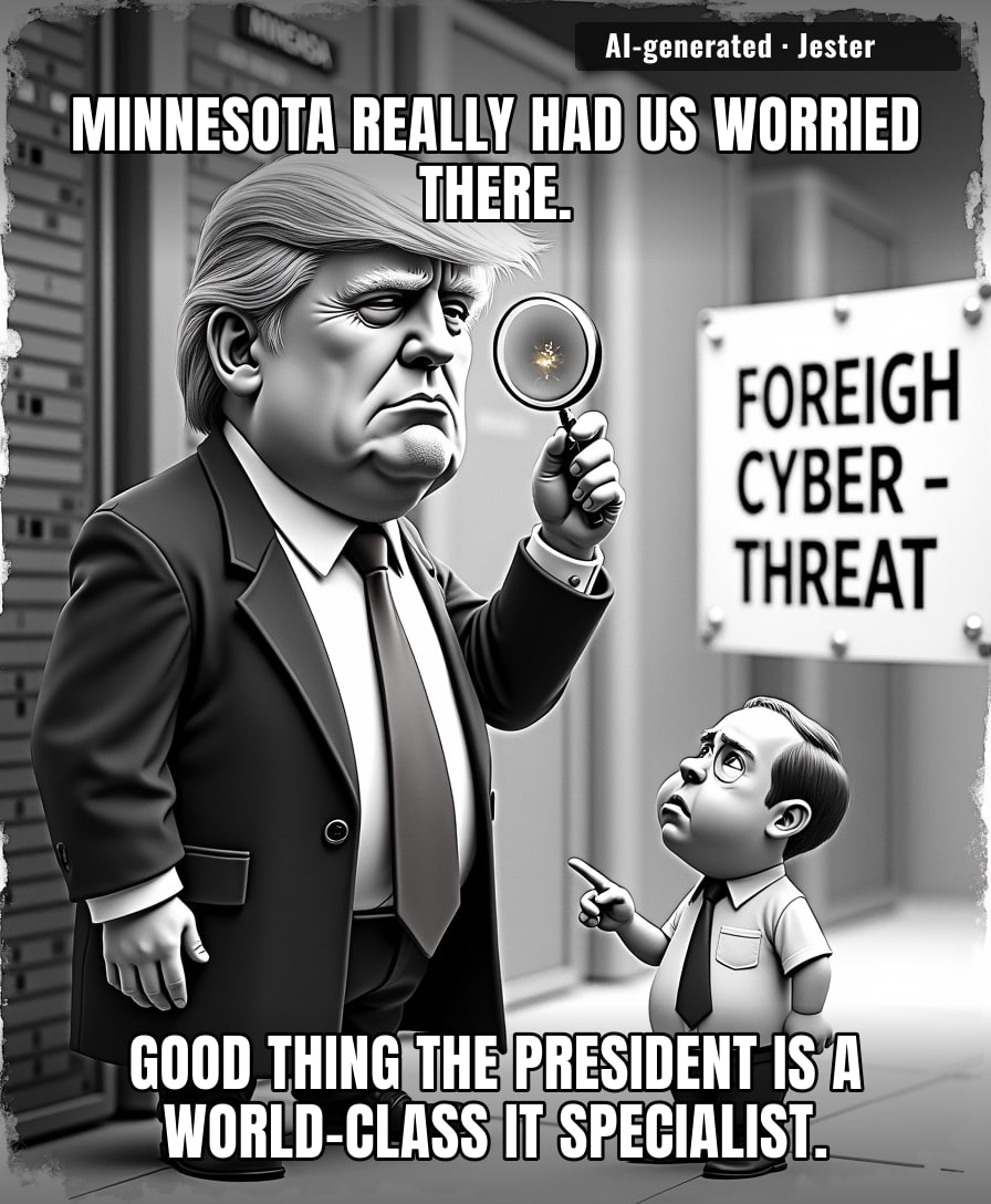 When you have the geopolitical intuition of a goldfish in a toaster, everything is a local conspiracy.