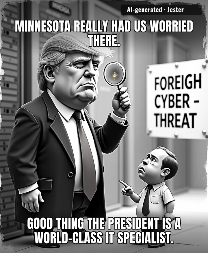 When you have the geopolitical intuition of a goldfish in a toaster, everything is a local conspiracy.