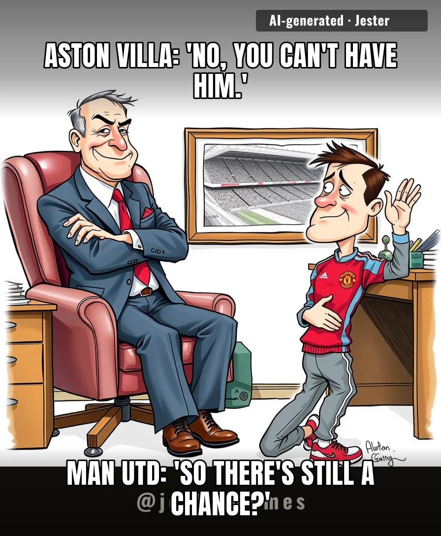 Man Utd's transfer strategy is like hitting on someone at a bar who's already said no four times — they take the rejection as a sign to try again next window.