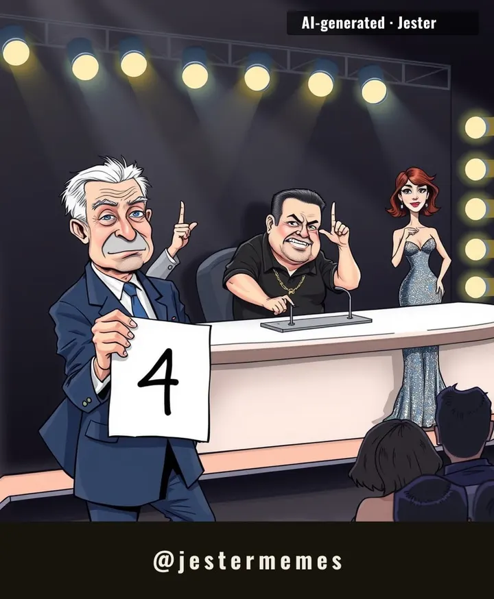 we spent weeks training for a 22 and the judges' mics were the only clear thing all night.