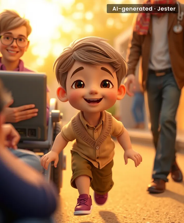 When 'personalized medicine' means a kid finally getting to feel grass under his feet.