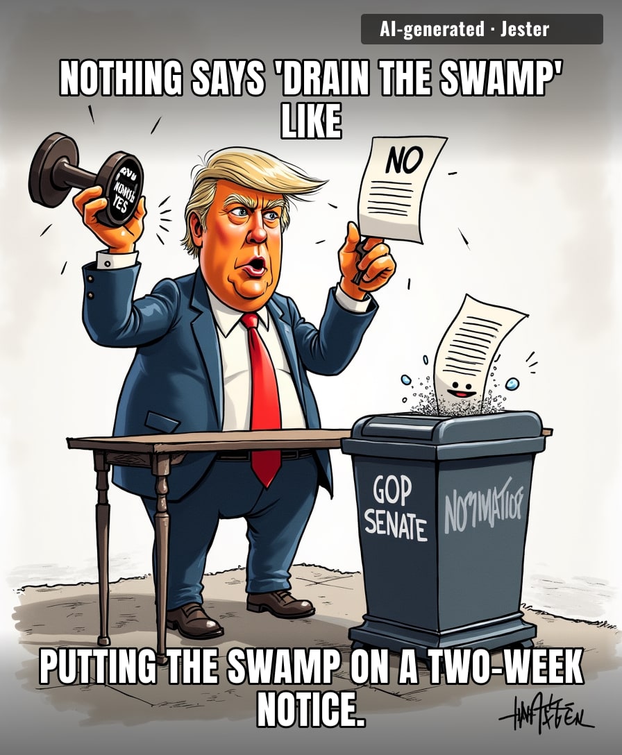 When you fire your own hire before their first day, you aren't running an administration, you're just speed-running a divorce.