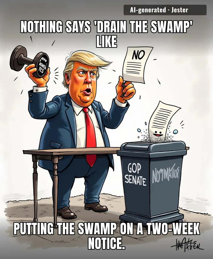 When you fire your own hire before their first day, you aren't running an administration, you're just speed-running a divorce.