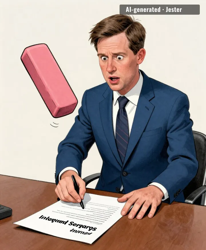 when your platform is written in pencil and the donor is holding the eraser.