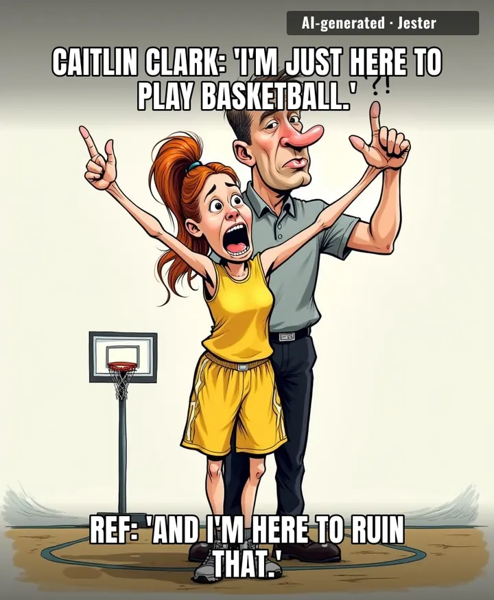 The WNBA finally found a way to make Caitlin Clark mad: give her a foul for existing.