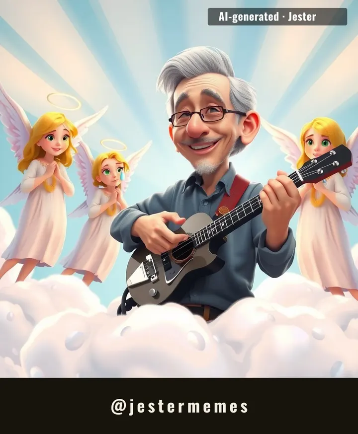Heaven's got a new pedal steel player, and the angels are about to get a whole lot twangier.