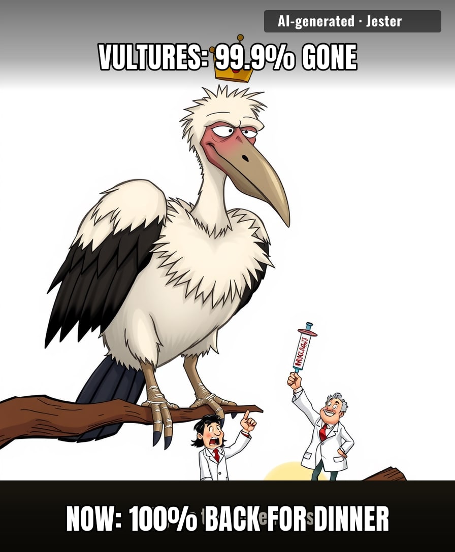 The birds that clean up nature's messes finally got humans to clean up theirs.