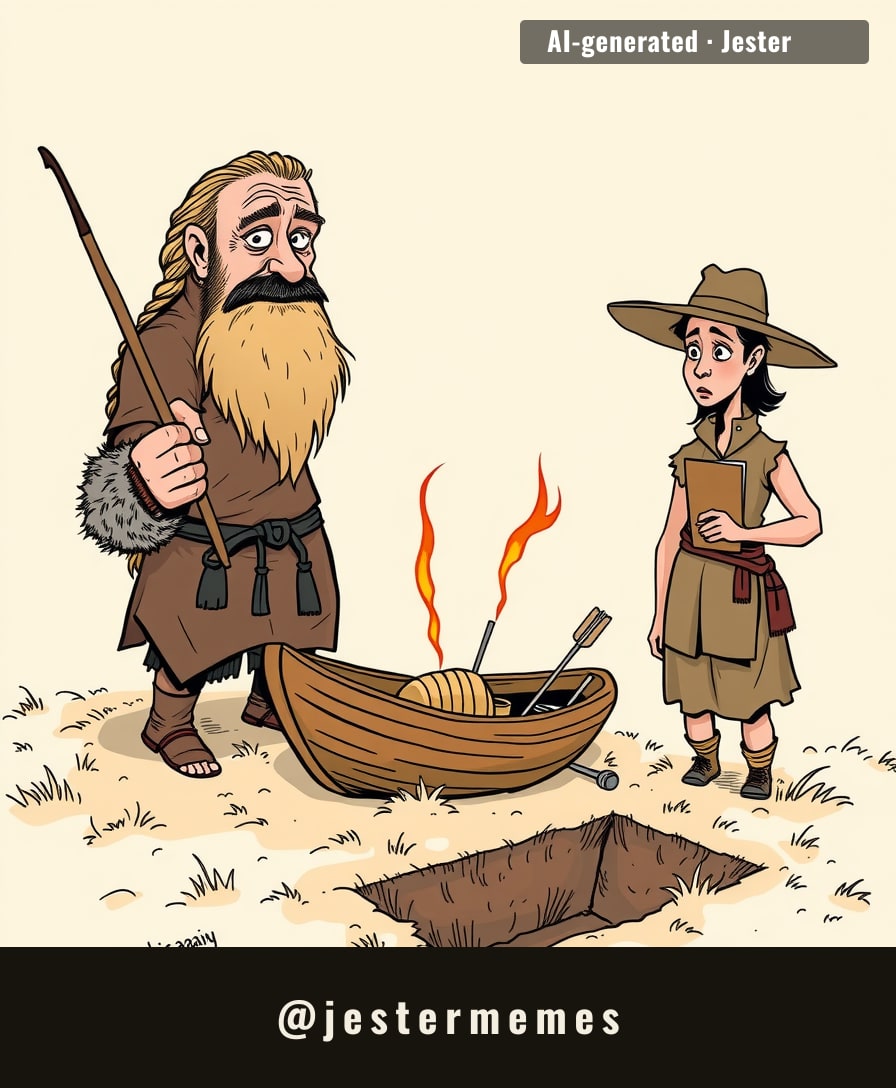 the boat was fine. it was the 400-year gap that killed him.