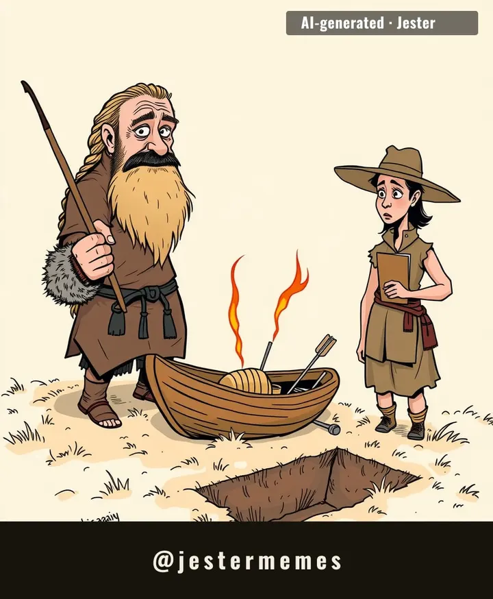 the boat was fine. it was the 400-year gap that killed him.