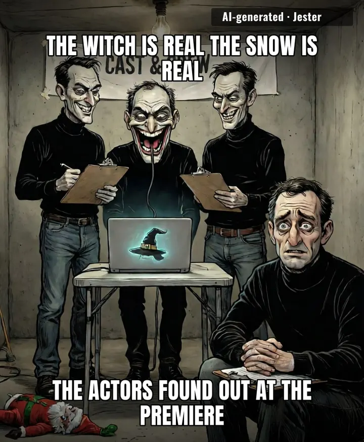 human actors were only a rough draft for the AI.