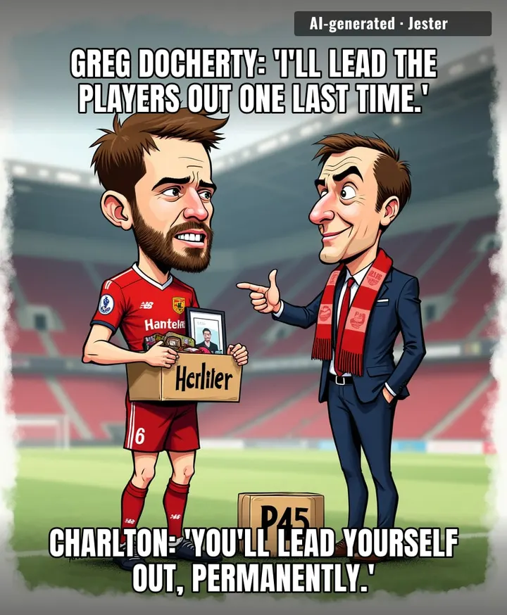 Charlton gave their captain a guard of honour straight to the dole queue.