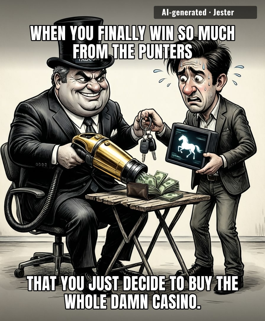 Tabcorp is really just playing 'The Sims' with other people's life savings at this point.