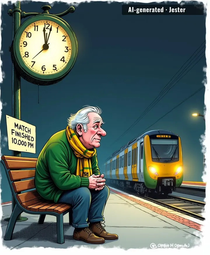 Norwich fans get a late train home, but it's their only win this season.