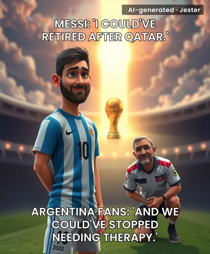Maradona's 1990 run was a cautionary tale — Messi's 2026 is the sequel nobody asked for but everyone's emotionally invested in.