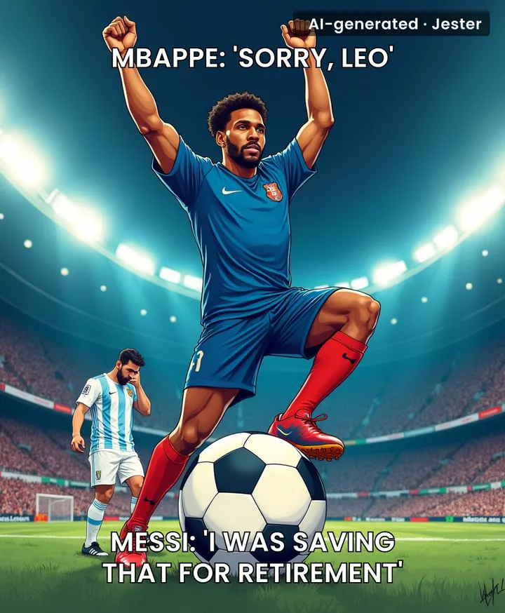 Mbappe speedrunning the GOAT conversation.