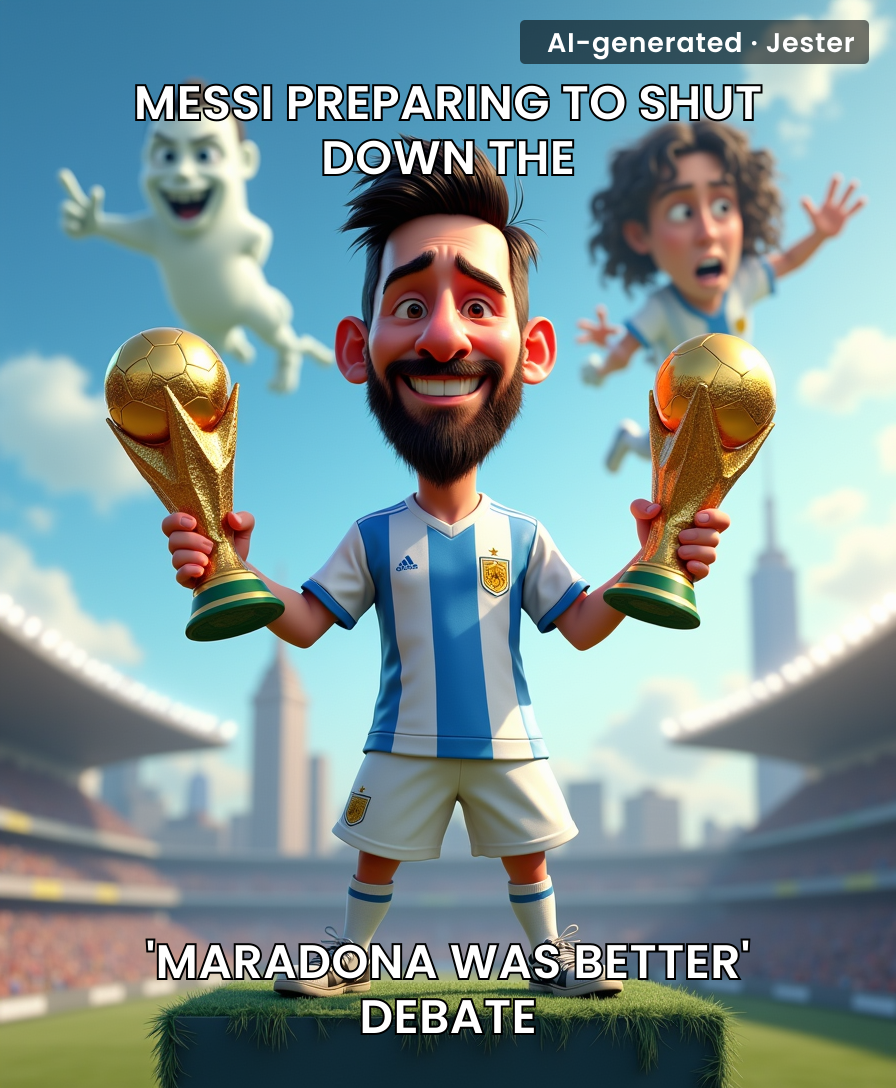 Messi about to make 'but Maradona did it differently' the most tired excuse in history.