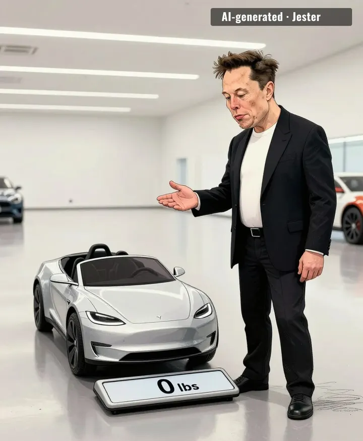 the only Roadster that's ever shipping on time.
