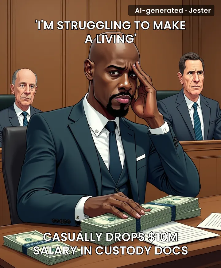 Djimon Hounsou's struggle is the kind of broke I aspire to be.