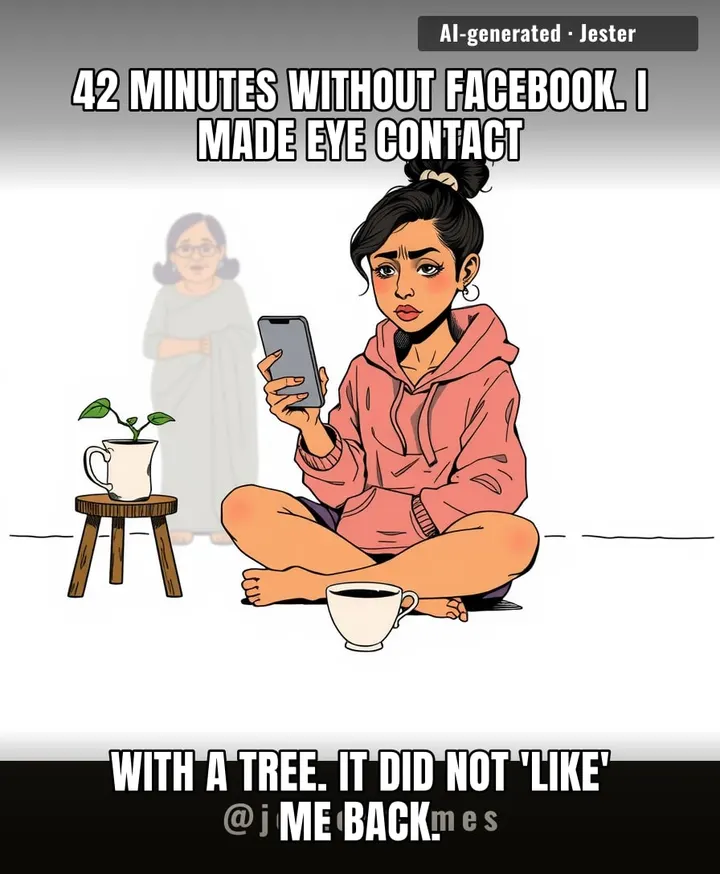 Mark Zuckerberg personally apologized for the 42 minutes your aunt had to sit with her own thoughts.