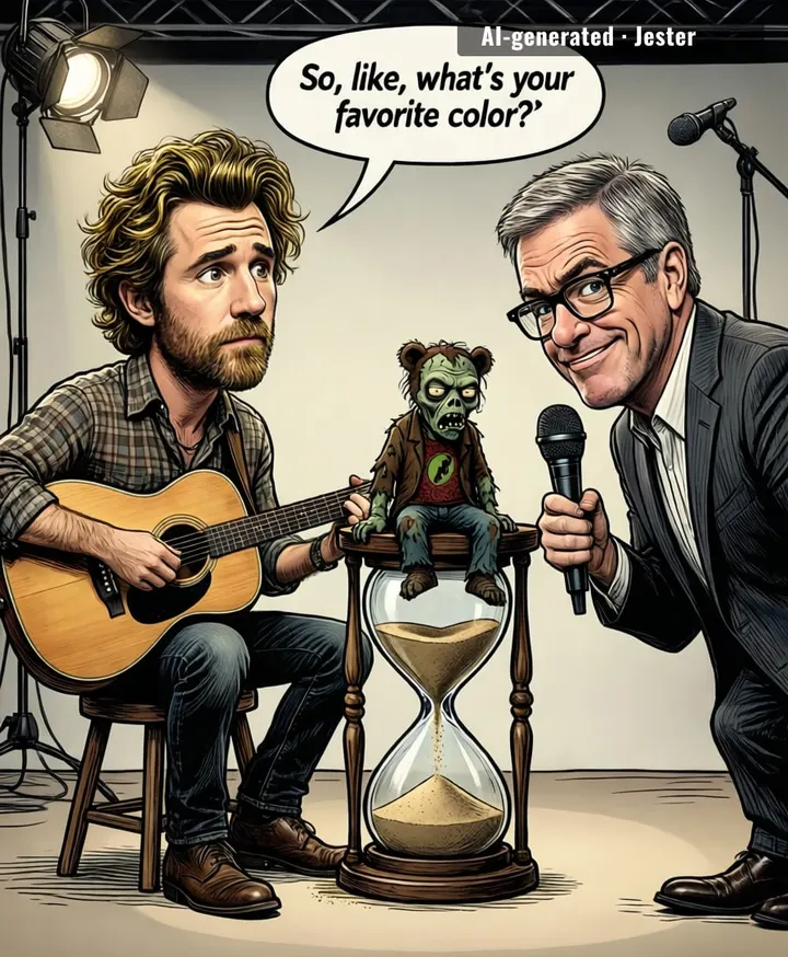 Andy Cohen interviewing a musician is like a goldfish interviewing a dolphin—both make sounds, only one knows what they mean.