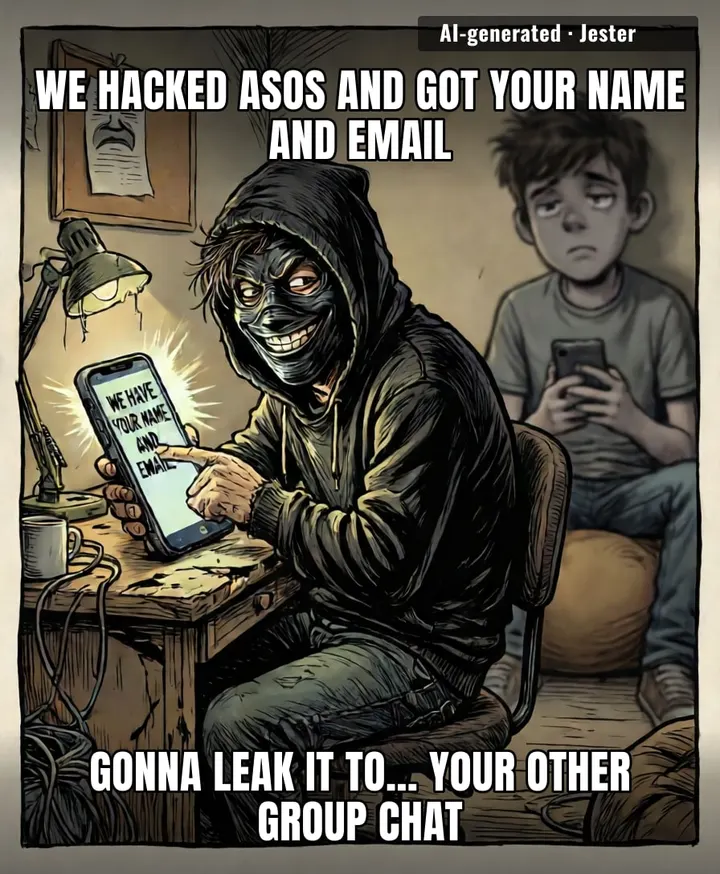 hacked but they kept my address — finally, a data breach with taste