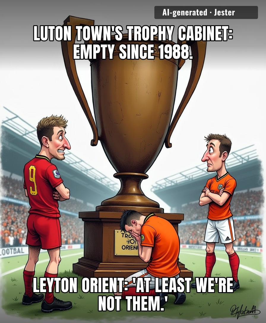 Orient's game plan was simple: let Luton's history do the defending.