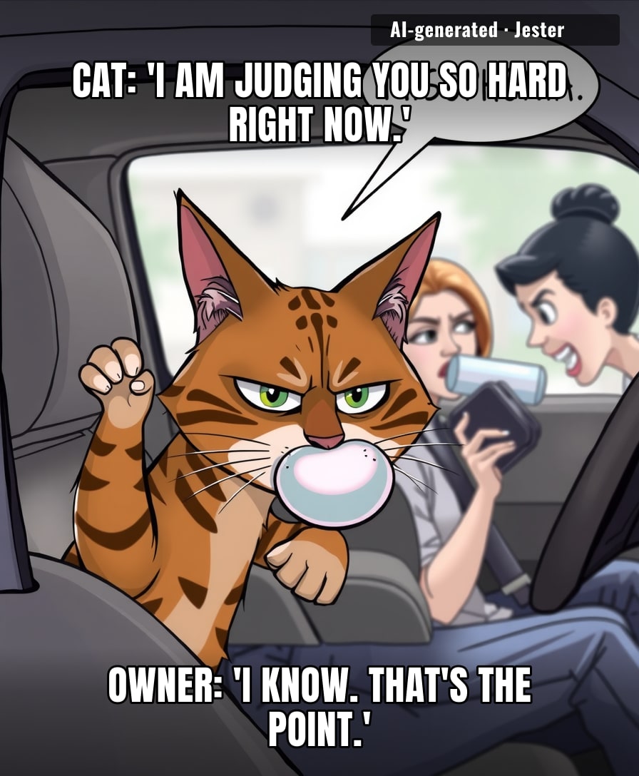 Somewhere out there, a cat is filing a formal complaint with the International Court of Justice for crimes against feline eardrums.