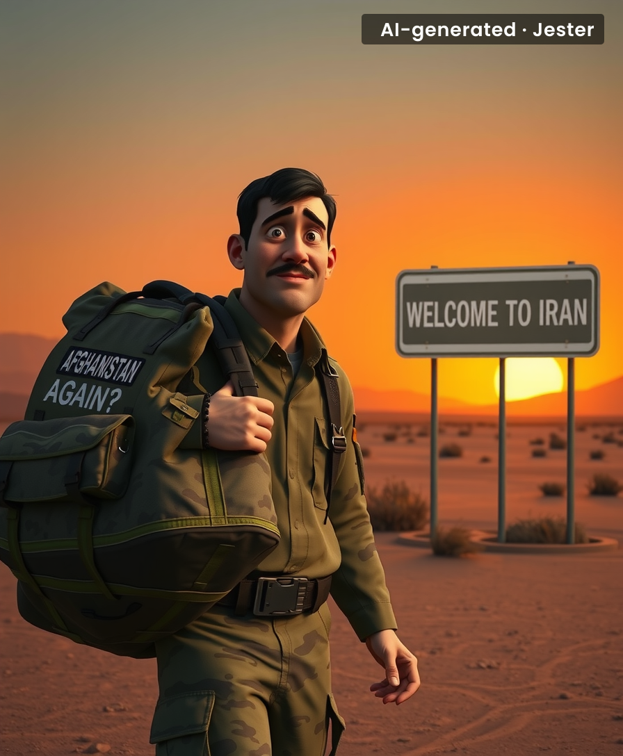 The U.S. military is withdrawing from Iran, and will completely exit by September. So that's... better than leaving Afghanistan again, right?