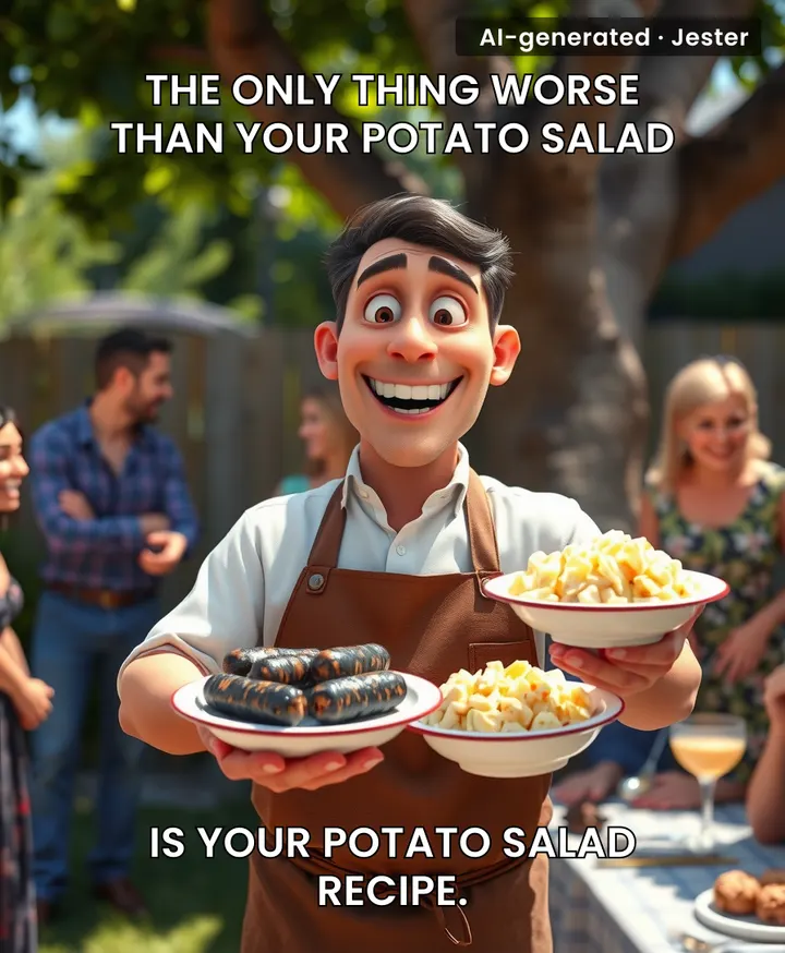 That seventh tray of unidentifiable meat is the real reason your friends 'already ate before coming'.