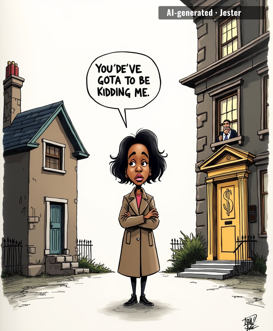 Award-winning actress can't catch a break, but her landlord's definitely catching that $17K every month.