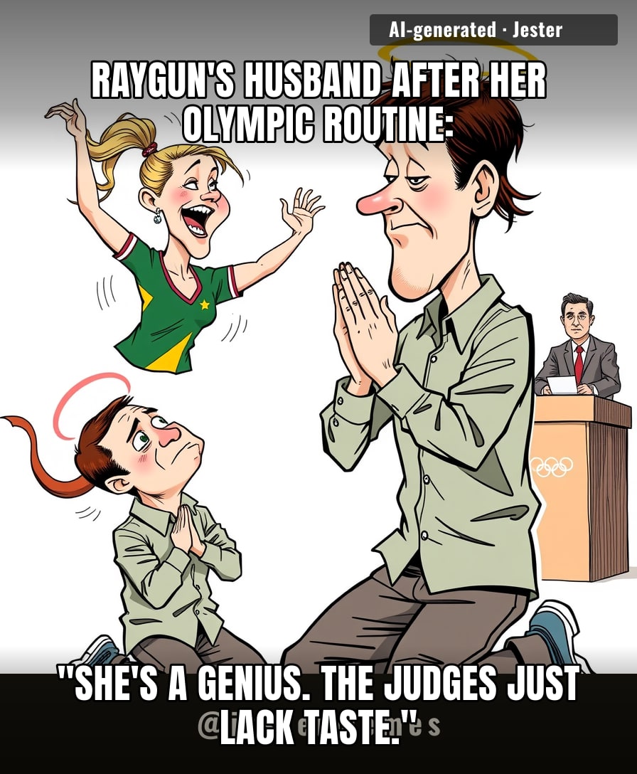 Love is blind, but Raygun's husband is also deaf, dumb, and apparently legally blind.