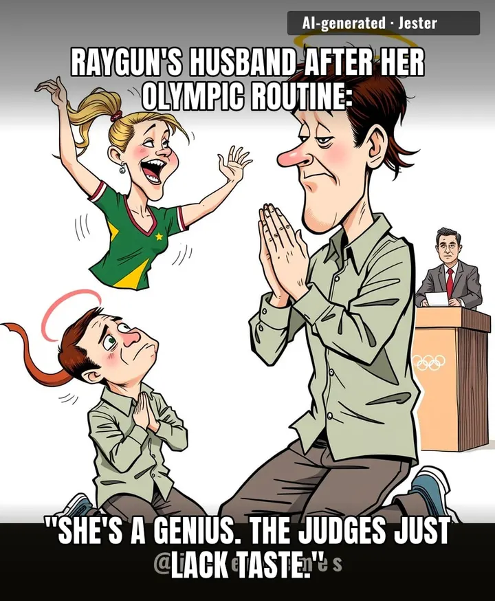Love is blind, but Raygun's husband is also deaf, dumb, and apparently legally blind.