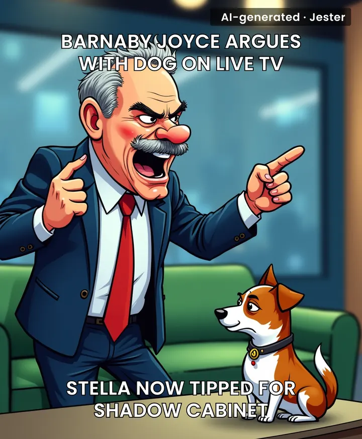 The only thing more embarrassing than getting yelled at by a politician? Being the politician who gets owned by a dog.