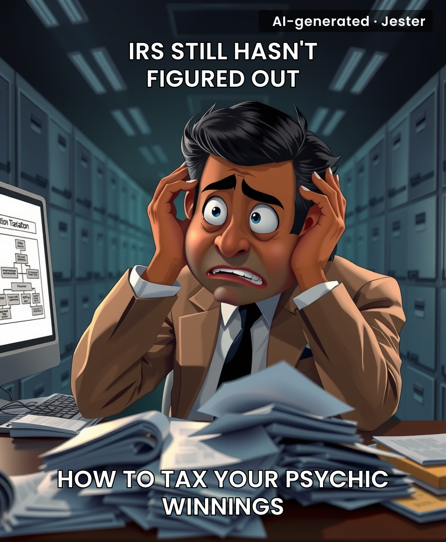 Somewhere, a low-level IRS agent is weeping softly into their tax code book.