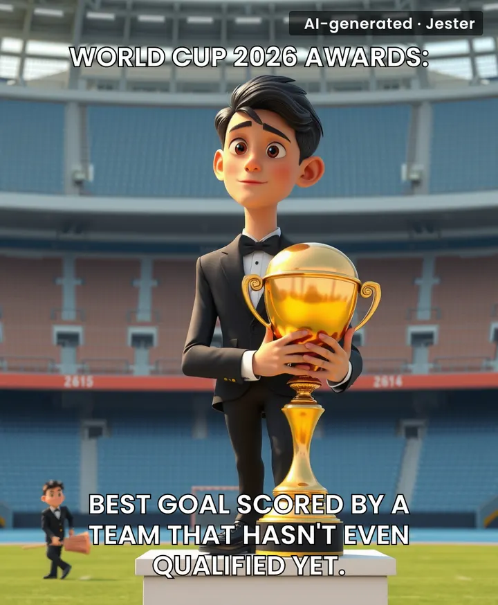 The 2026 World Cup awards are already out — which is impressive, since nobody has scored a goal or played a match yet.
