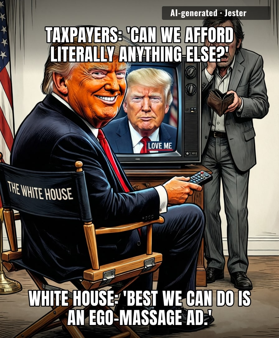 at least we finally know the public being served is just him.