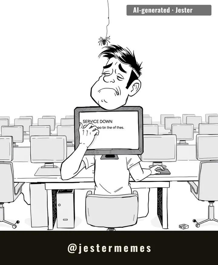 Paramount Plus went down and the only person who noticed was the intern monitoring the outage page.