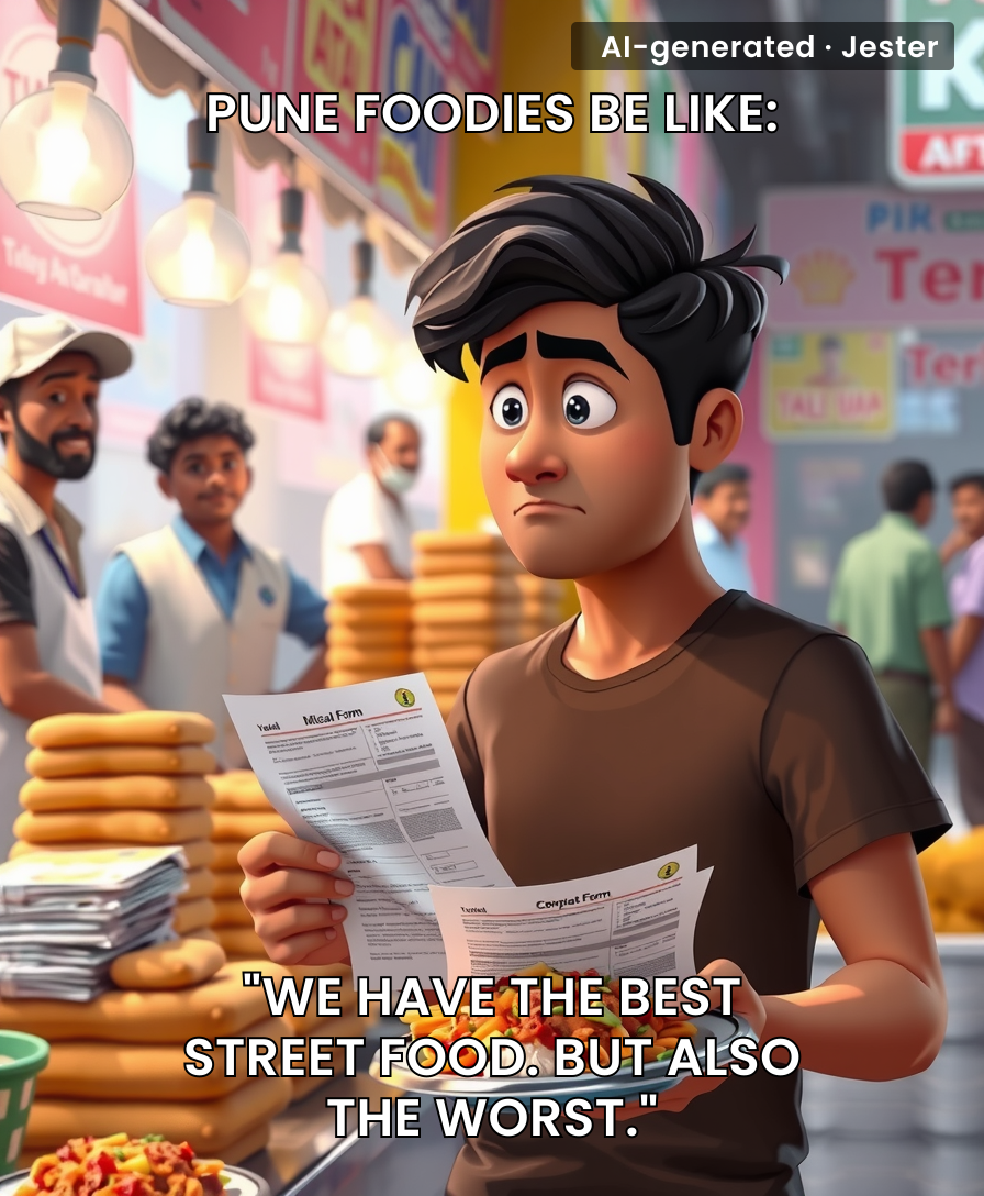 The only thing longer than Pune's food queues is its complaints list.