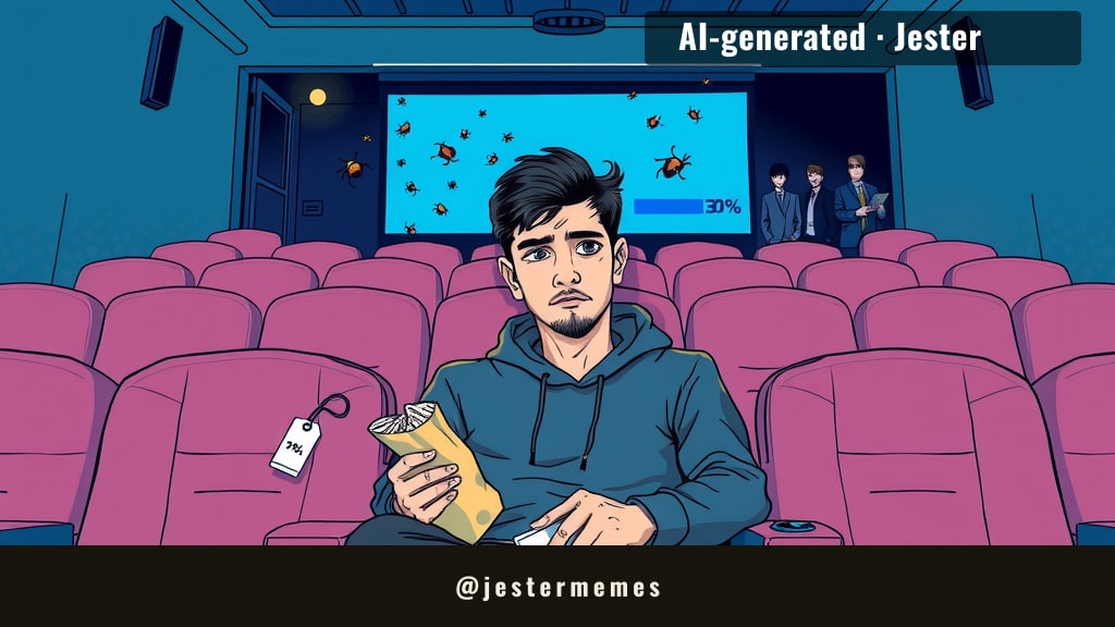 a movie about a corporation promising to fix a broken product: very cyberpunk