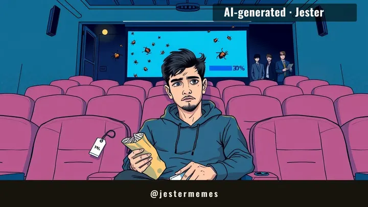 a movie about a corporation promising to fix a broken product: very cyberpunk
