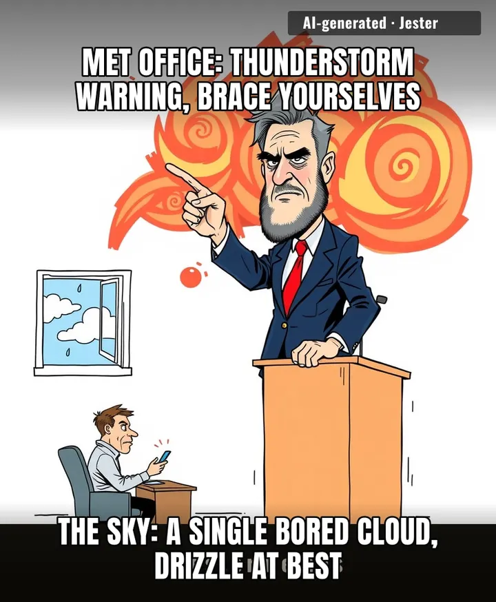 The Met Office is the only person who gets excited about weather that never shows up.