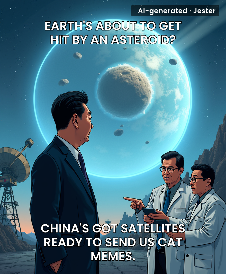 We're basically paying for China to watch the universe's biggest fireworks show.