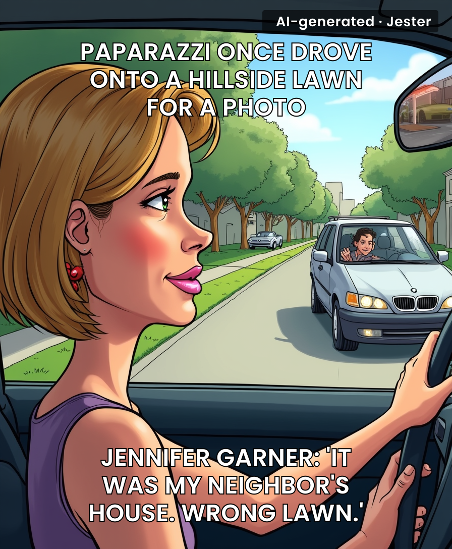 Paparazzi chase Jennifer Garner like she's the last known photo of Bigfoot.