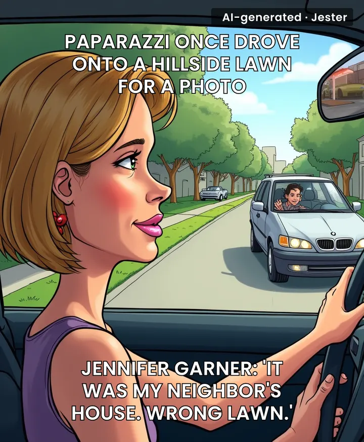 Paparazzi chase Jennifer Garner like she's the last known photo of Bigfoot.