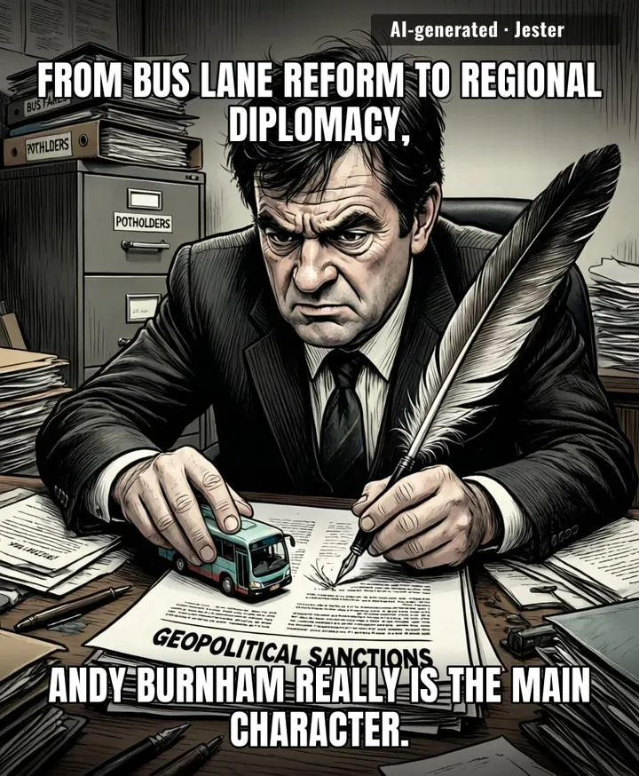 When your local council to-do list is so boring you start drafting geopolitical sanctions just to feel something.