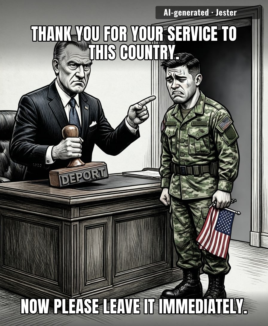 The Department of Defense’s idea of a 'thank you' for military families is apparently a one-way ticket out of the country they just defended.