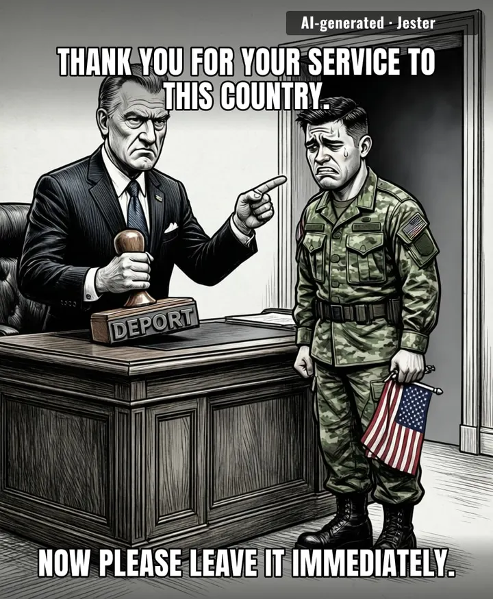 The Department of Defense’s idea of a 'thank you' for military families is apparently a one-way ticket out of the country they just defended.