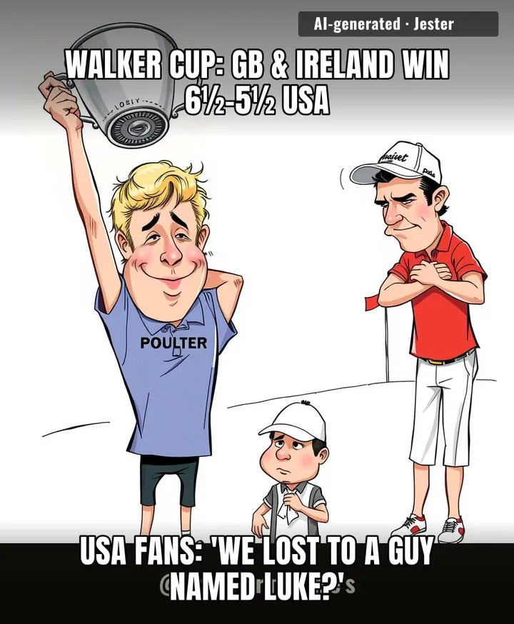 The US just got beat by a kid whose last name sounds like a golf club, and the club was named after a nervous twitch.