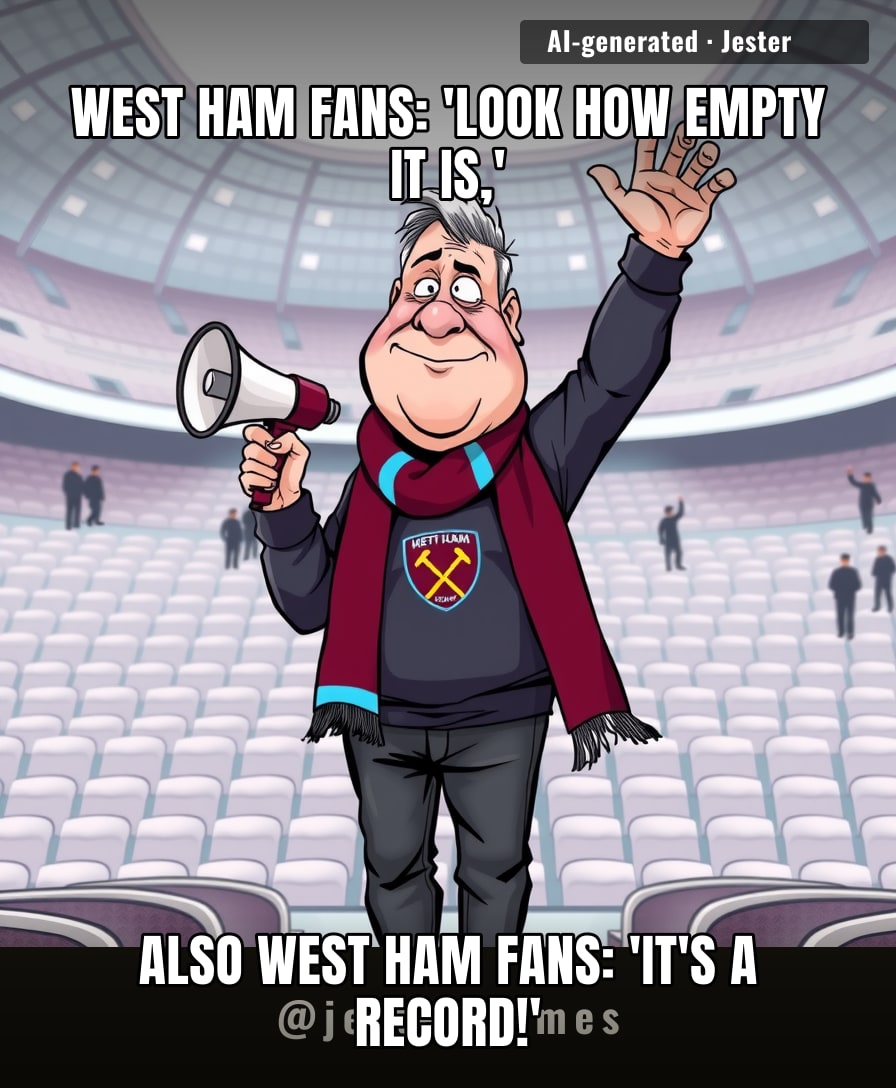 West Ham's record attendance is like a participation trophy you have to buy a ticket for.